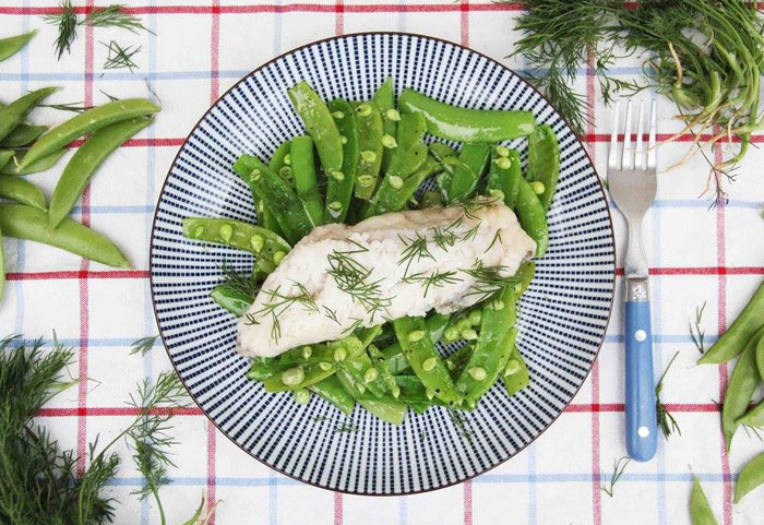 wine-poached-monkfish-buttered-snap-peas-cucumbers-food-tech